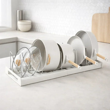 Foldable Kitchen Lid & Utensil Organizer