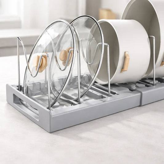 Foldable Kitchen Lid & Utensil Organizer